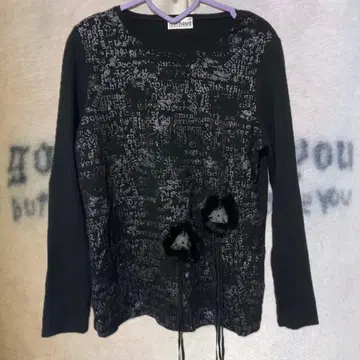 영문 라메 펑크 락 롱T y2k
