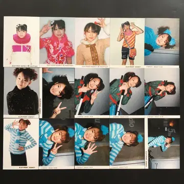 7870 모닝구무스메. 카고 아이 생사진 15장 세트