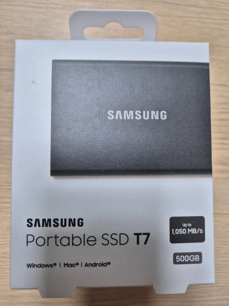 삼성 포터블 SSD T7 500GB 2개
