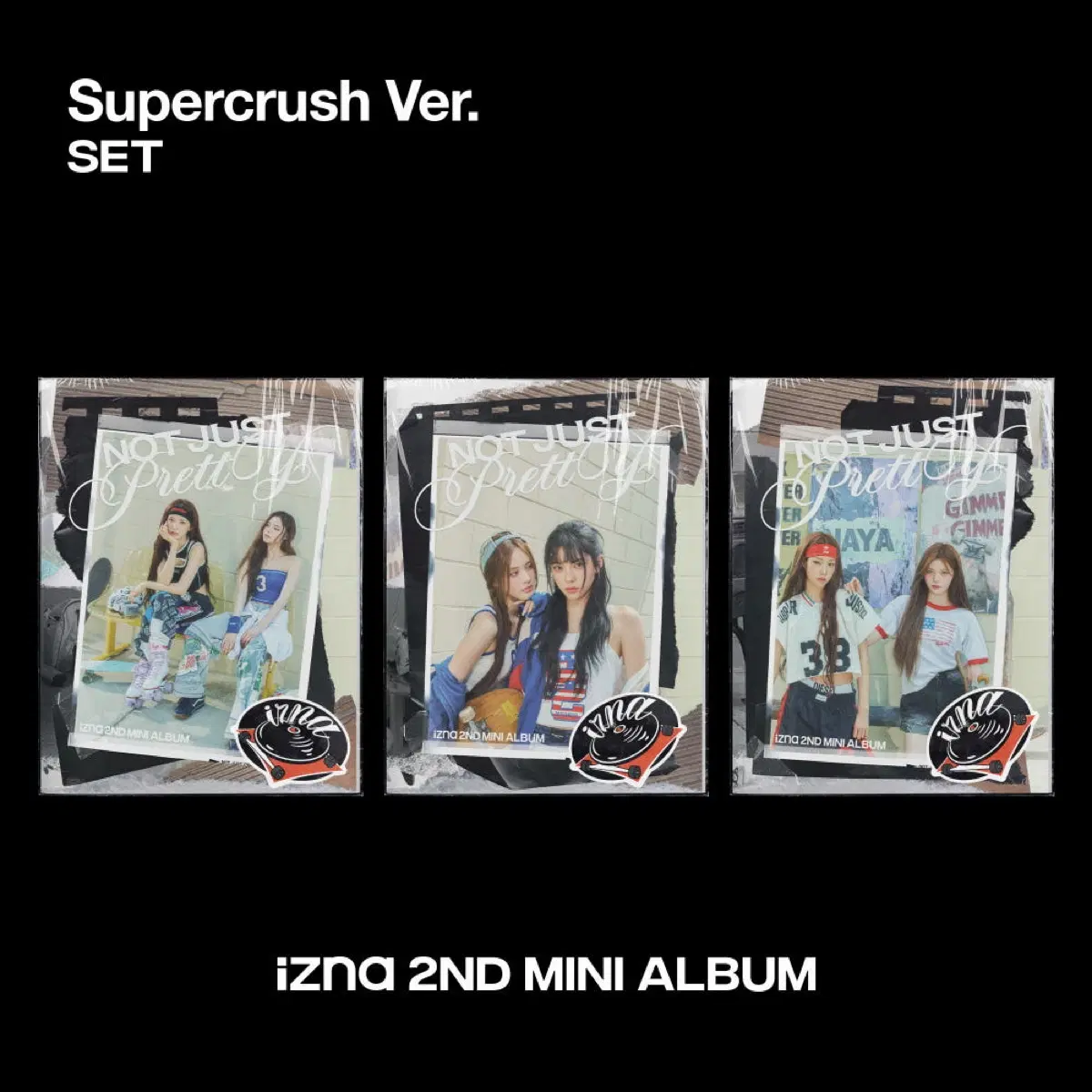 이즈나 앨범 Not Just Pretty POSTERBOOK 미개봉 세트