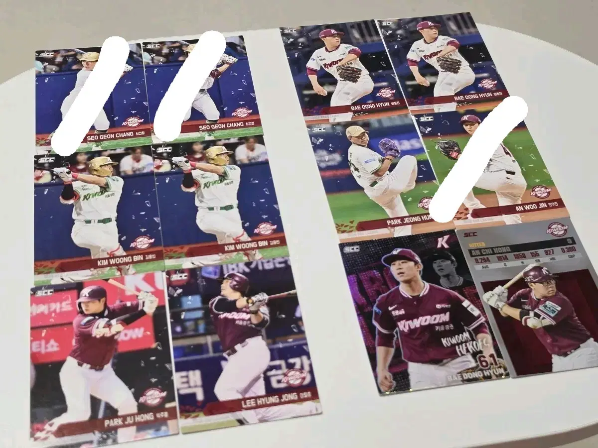 3장 500원)세븐일레븐 2026 KBO 카드 플러스 키움 히어로즈 컬렉션 카드 모음