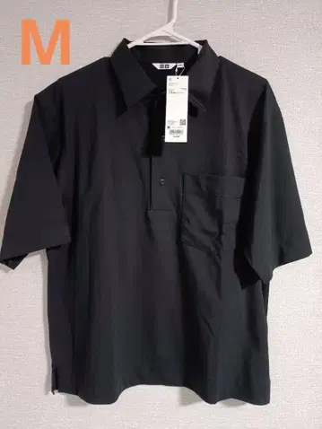 새상품 UNIQLOU 에어리즘 코튼 피케 셔츠