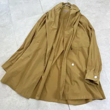 레어 로메오 질리 숄카라 더블 자켓 변형 아우터 면 카멜