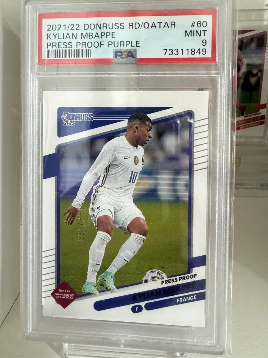 2021/22 파니니 돈러스 킬리안 음바페 199한정 psa 9