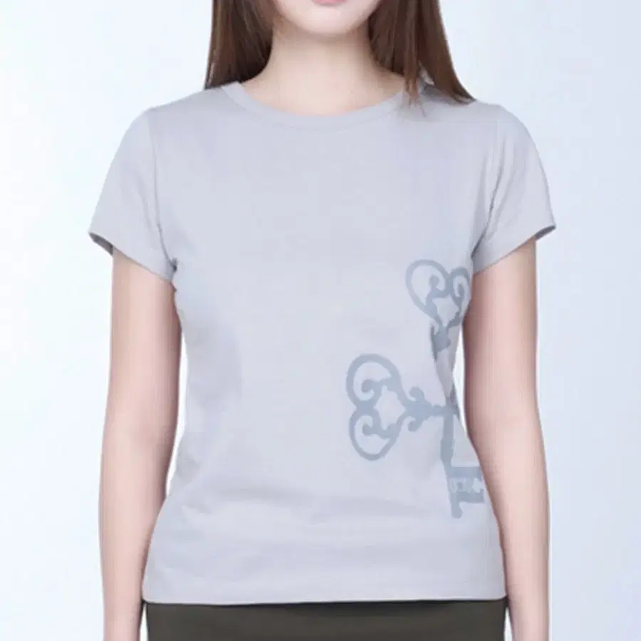 라이라이 Cross key baby tee