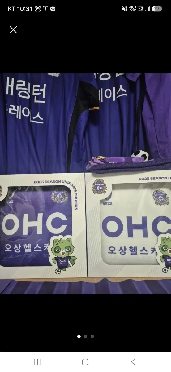 FC안양 2025 쿠션