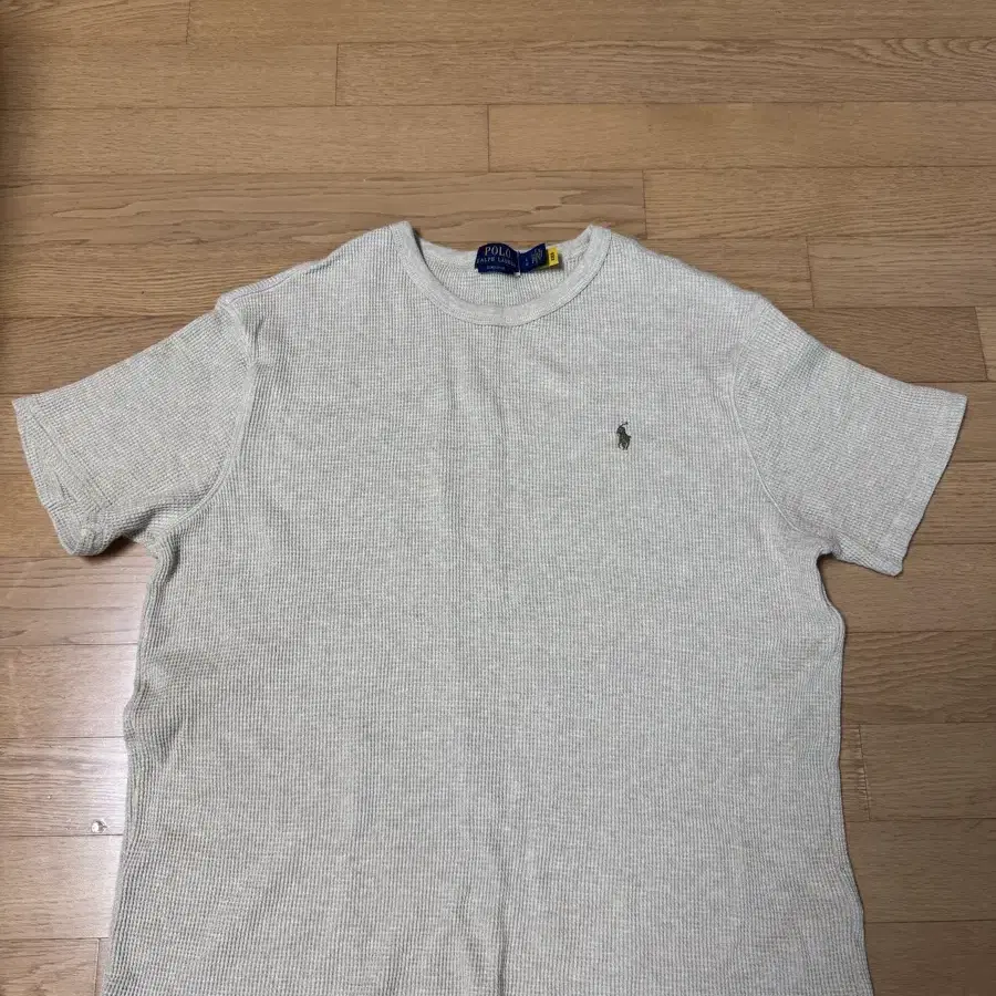 폴로 와플 반팔 니트