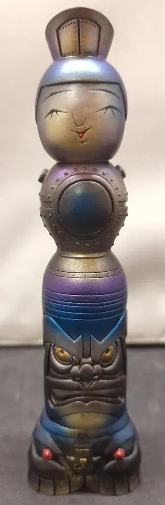 MIROCK TOY 미로쿠 박사의 기묘한 발명 시리즈! 미로쿠 로켓 (나이트 크루징 컬러/건메탈 메탈 파랑 메탈 보라색)