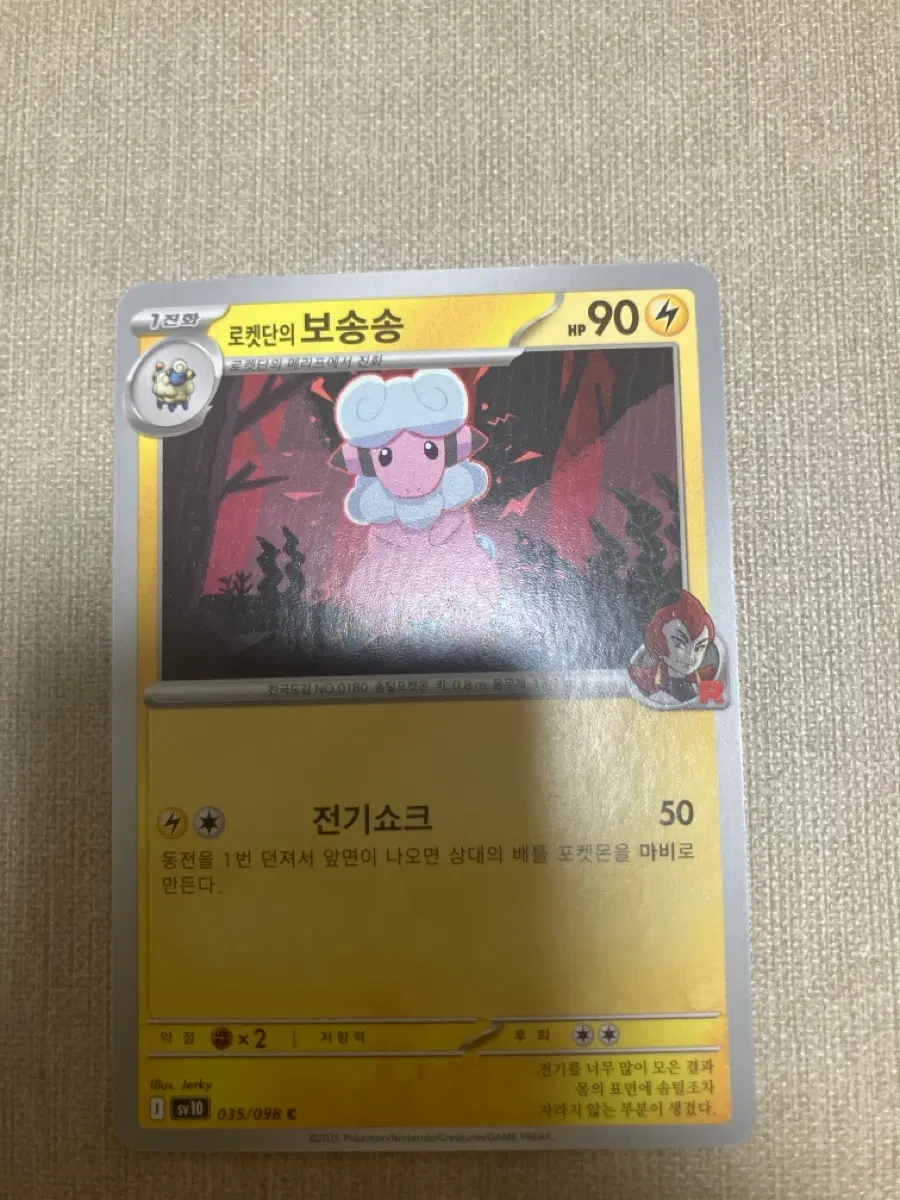 포켓몬카드 로켓단의보송송