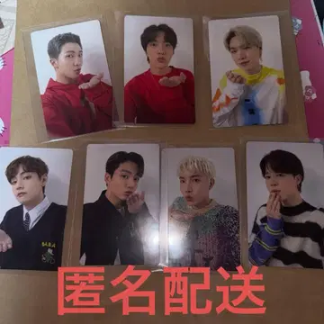 공식 레어 BTS 한정판 FC W 회원 계속 양면 트레이딩 카드 셀카 컴플리트