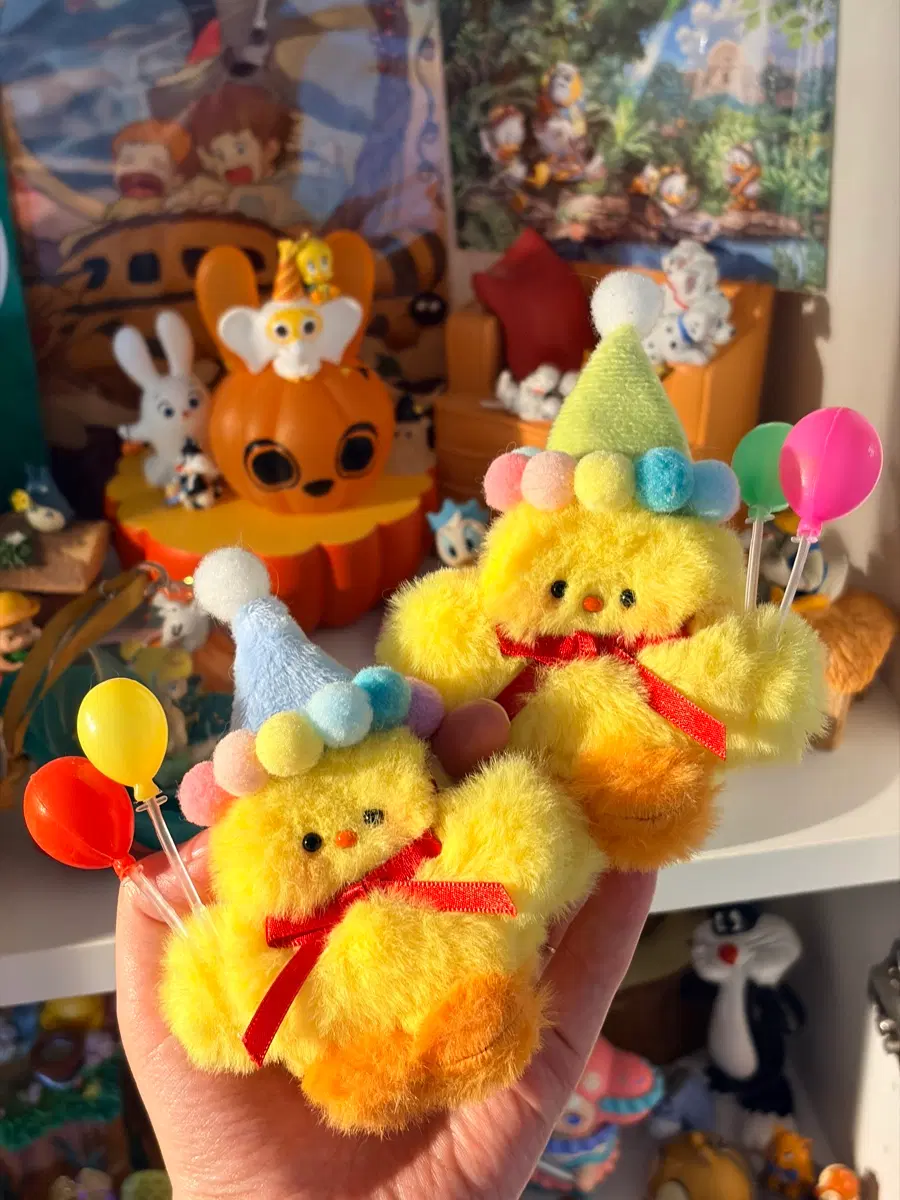 병아리 인형 2개 세트