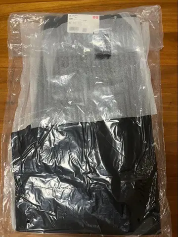 저지 배럴 레그 팬츠 긴 길이 블랙 M