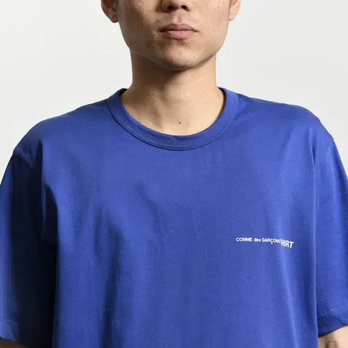 꼼데가르송 셔츠 블루 반팔 티셔츠 X