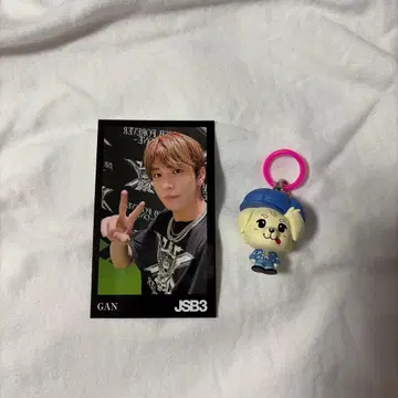 3대 JSB 이와타 타카노리 포토 카드 표식 키링 세트