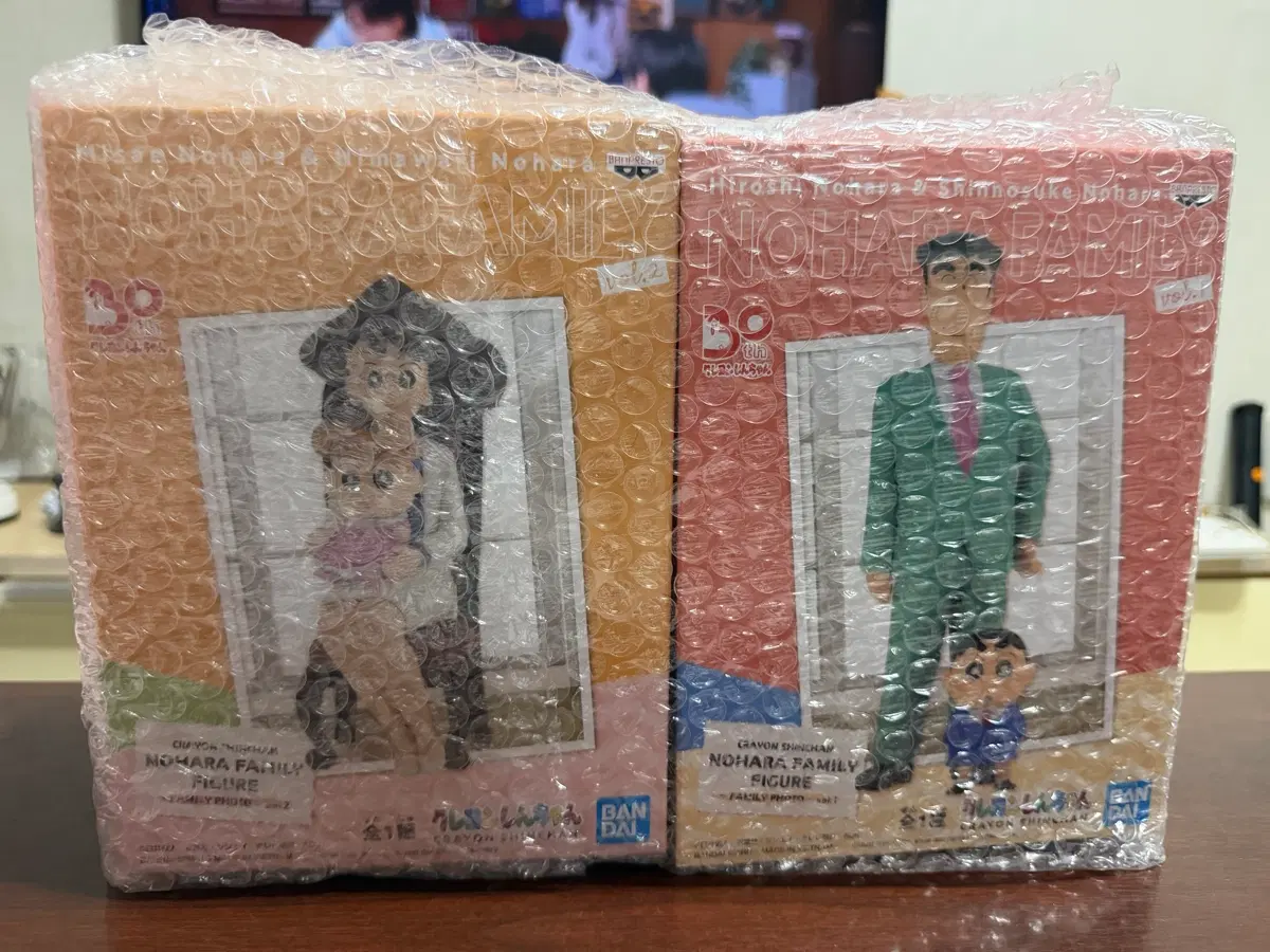 짱구 가족사진 피규어 세트