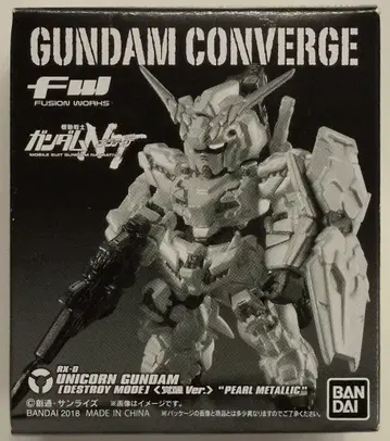 BANDAI FW GUNDAM CONVERGE 기동전사 건담 N 유니콘 건담 디스트로이 모드 (각성 Ver.) 펄 메탈릭