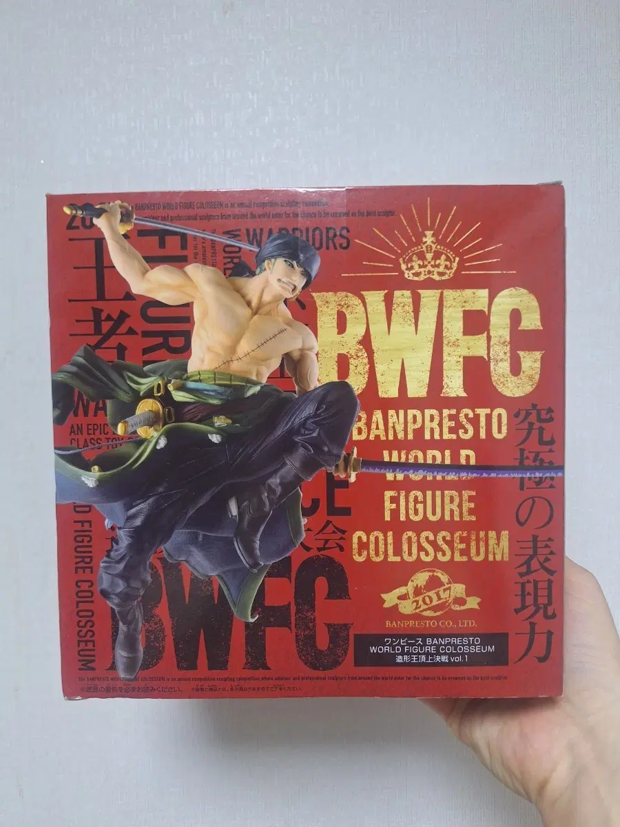 원피스 bwfc 조로 피규어