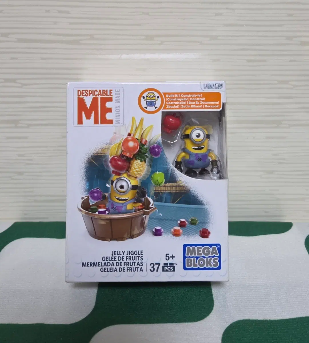 메가블록 미니언즈 젤리 지글 37pcs 미개봉 새상품