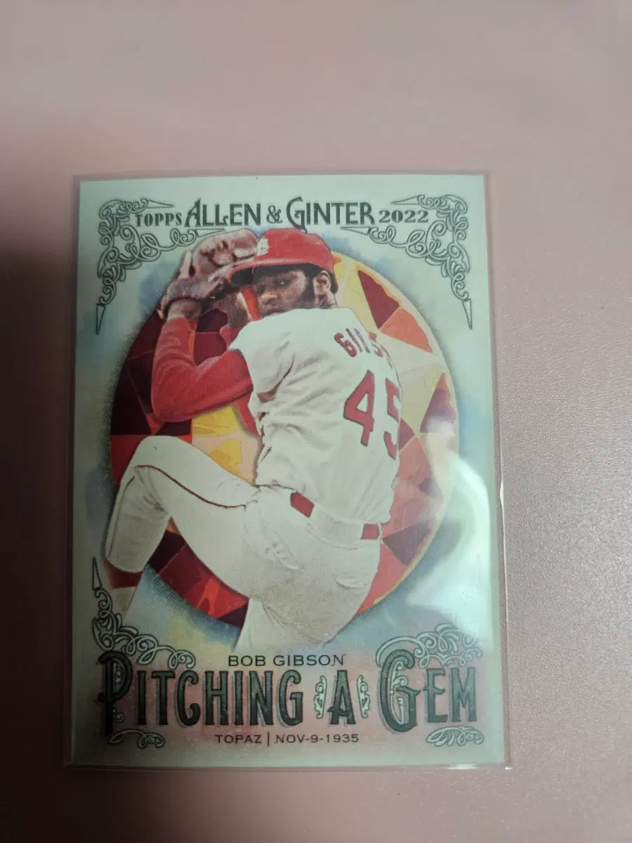 세인트루이스)밥 깁슨 2022 Topps A&G Pitching a Gem