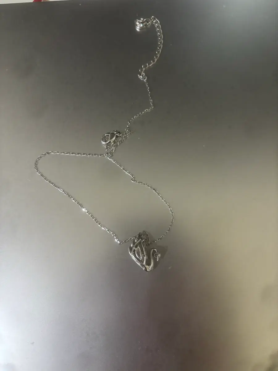 스와로브스키 백조 목걸이