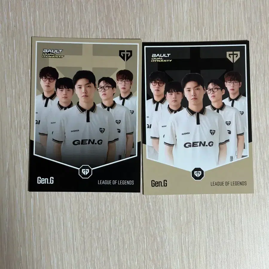 Bault 젠지 팀카드 2장 일괄