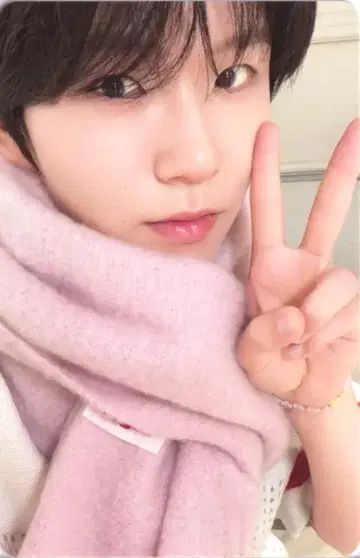 NCT WISH RANDOM PACK JAEHEE 2024 PINK CHRISTMAS