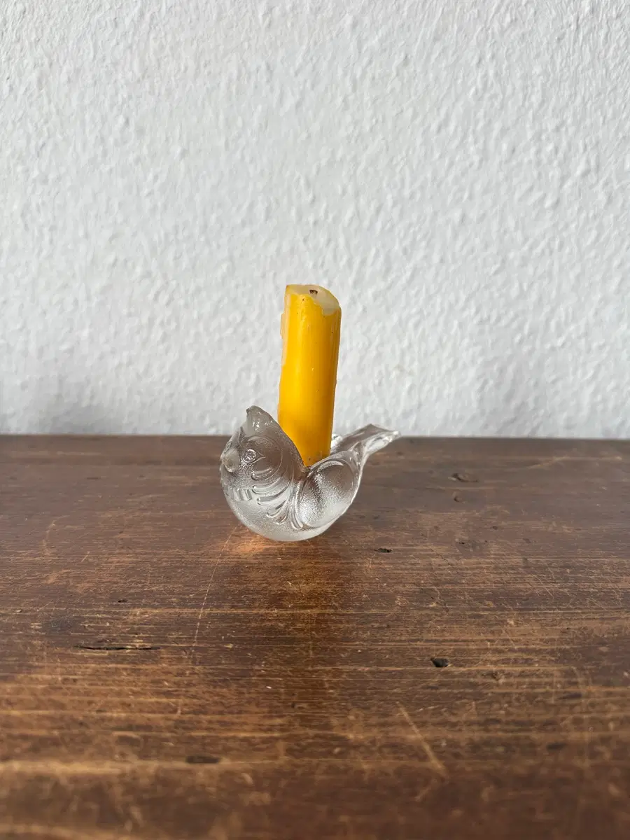 독일)빈티지 Rosenthal 짹짹이 유리촛대