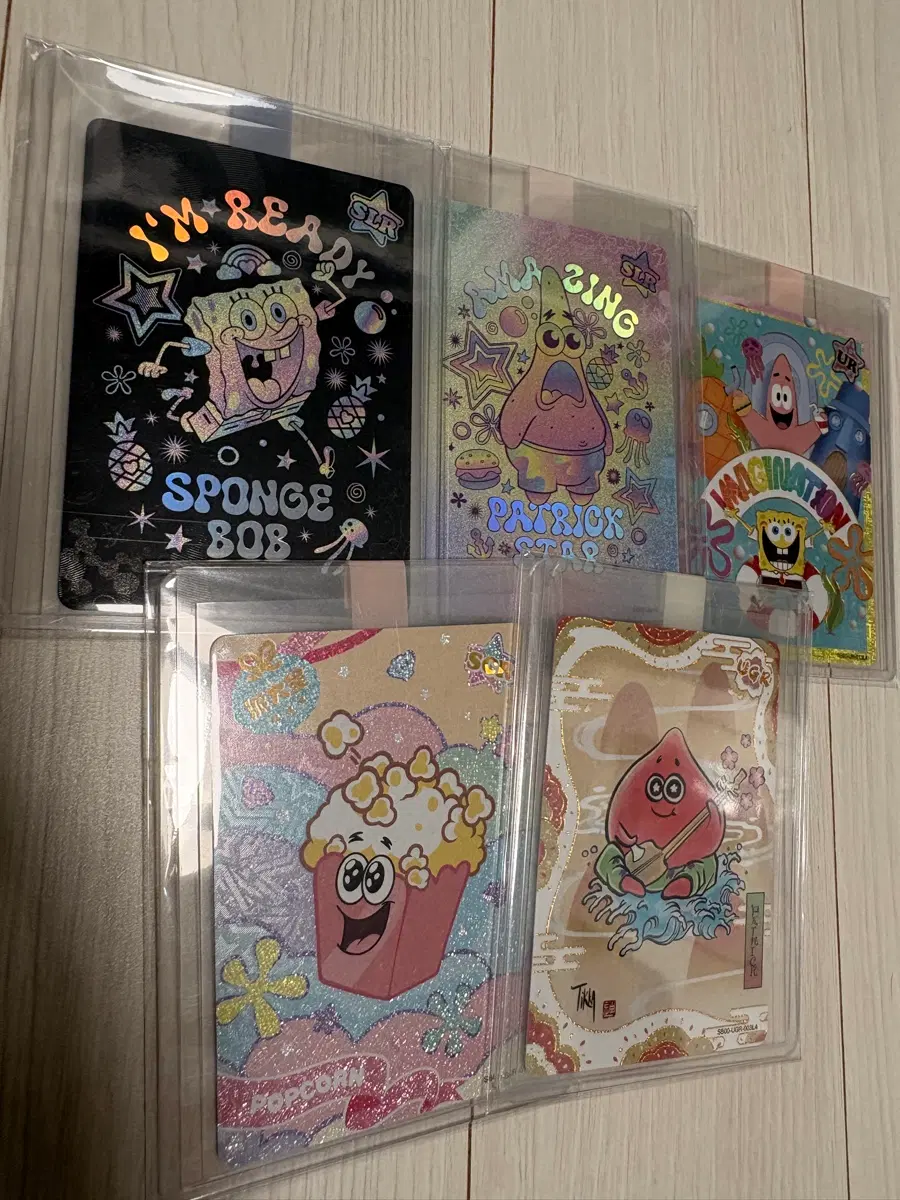 스폰지밥 카드 힛+41장 일괄
