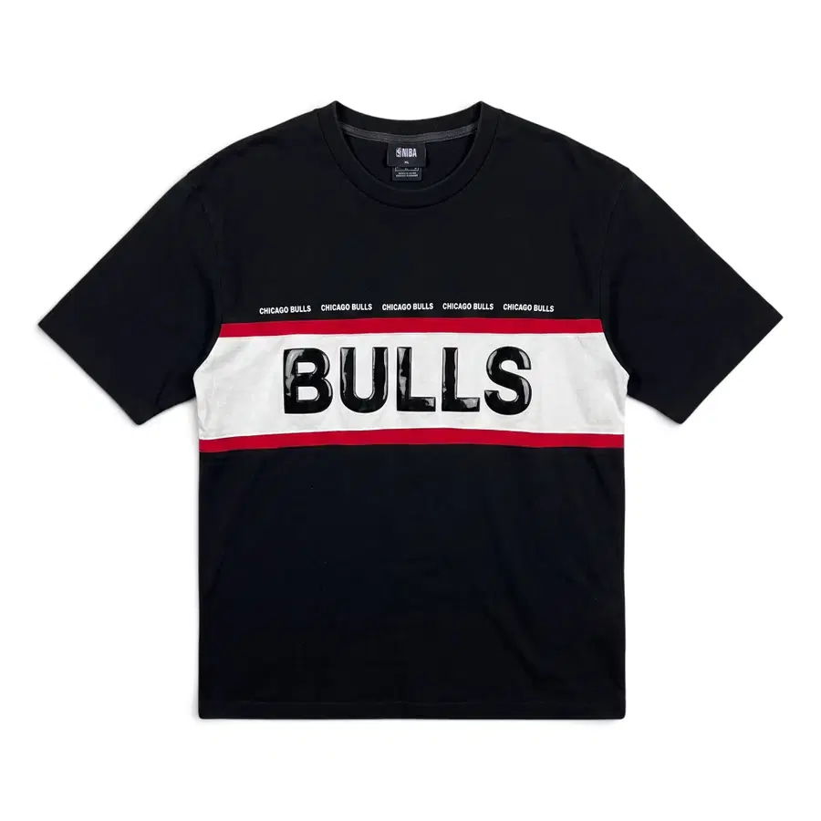 (XL) NBA 시카고불스 반팔 티 블랙