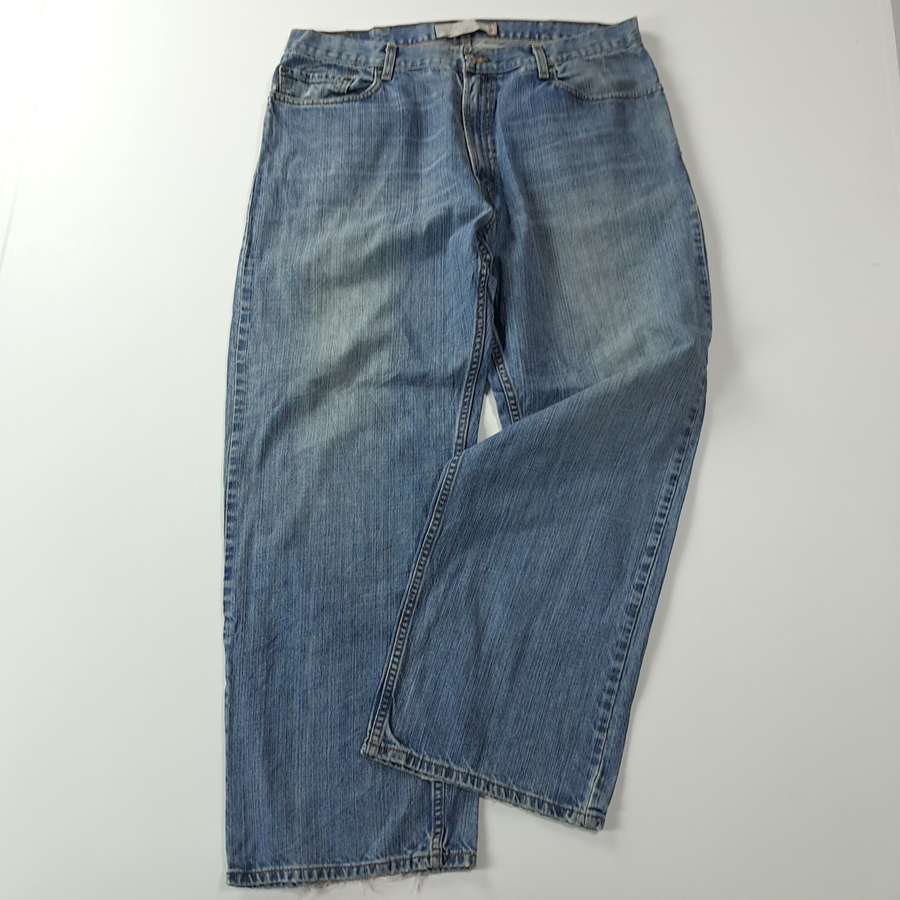 CA847 38 리바이스 569 00s 내추럴 페이딩 리얼 에이징 데님 팬츠 바지