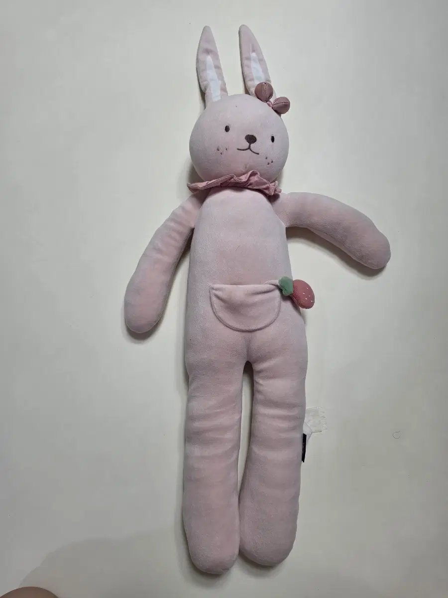 핑크색 토끼 인형 85cm