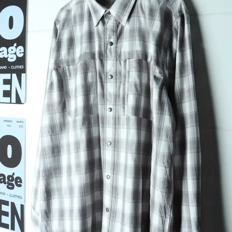 (XL-2XL) 디키즈 셔츠 남방 USA 웨스턴 체크 희귀-H37485