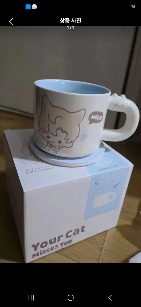 급전)럽딥 러브앤딥스페이스 이서언 고양이 머그컵