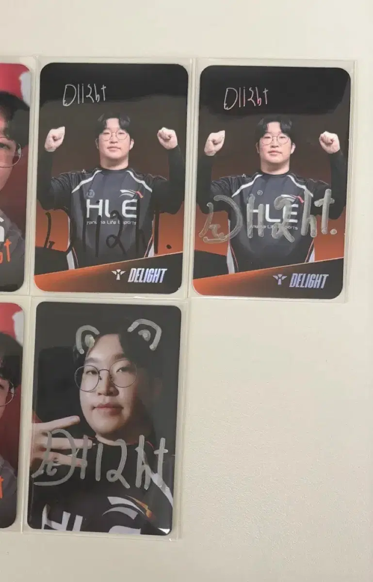 딜라이트 Delight 유환중 HLE 한화 한생 싸인 포카 PhotoCard