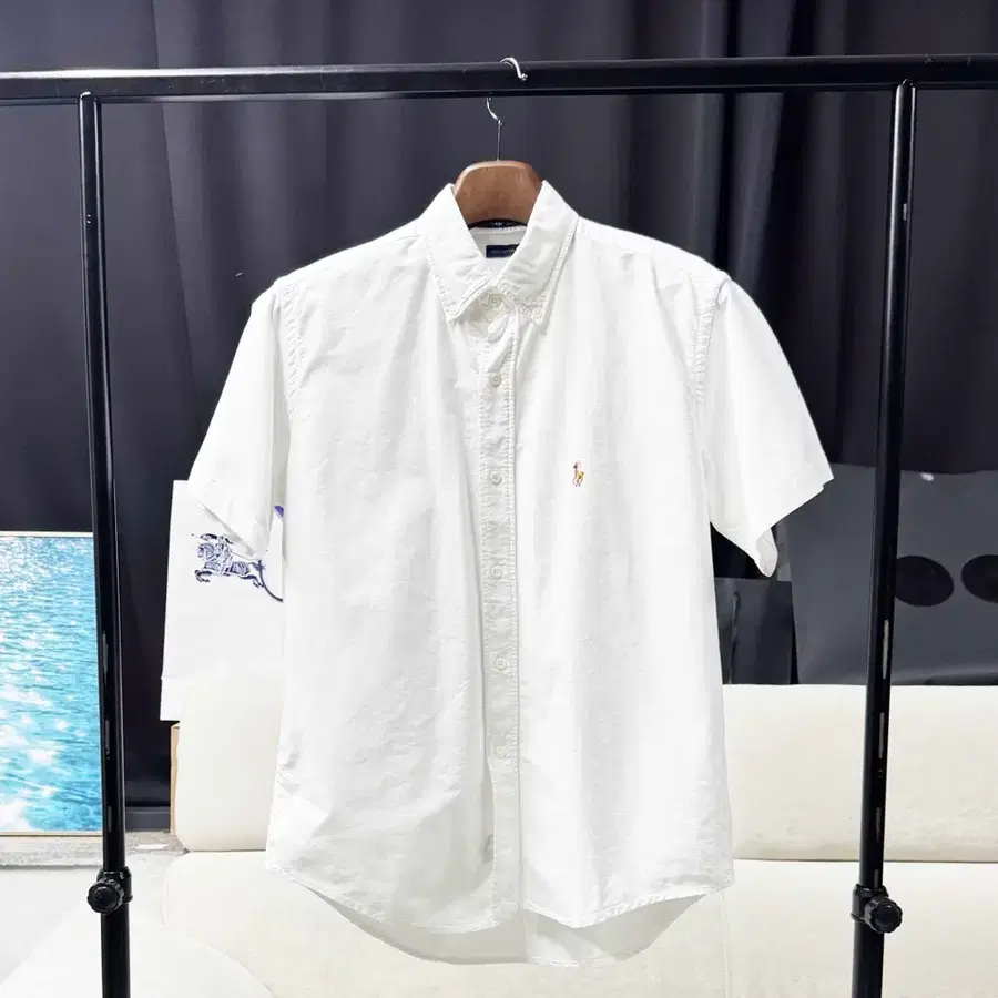 남자 POLO 폴로 옥스퍼드 반팔 셔츠