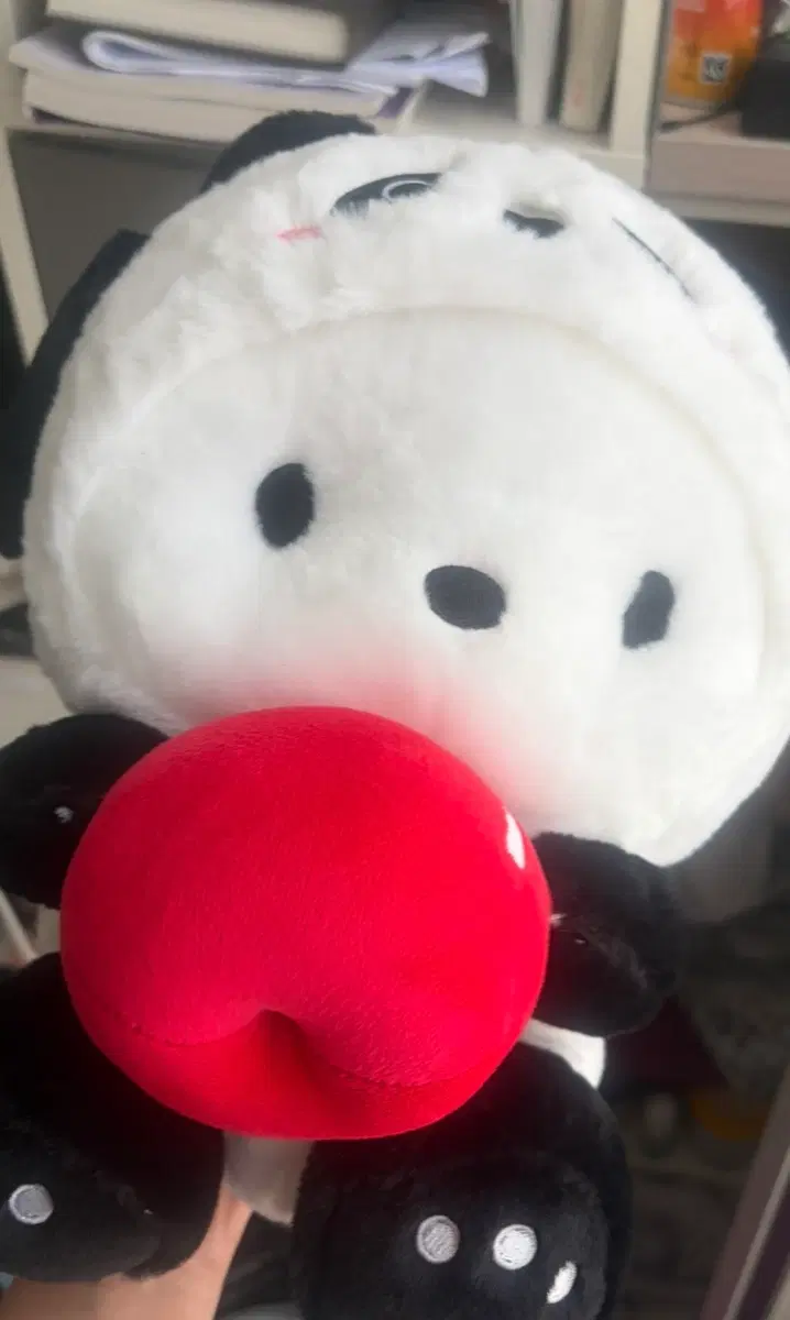 산리오 포차코 사과 인형 미사용