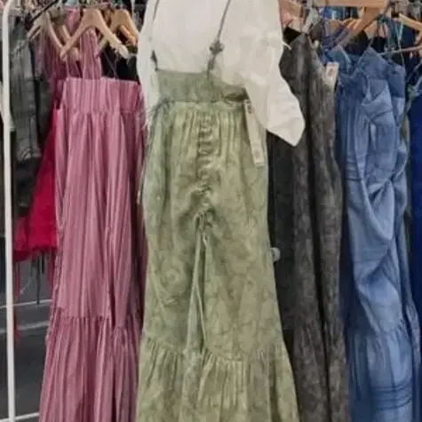 나빔 수피아 인견 한복 연두색