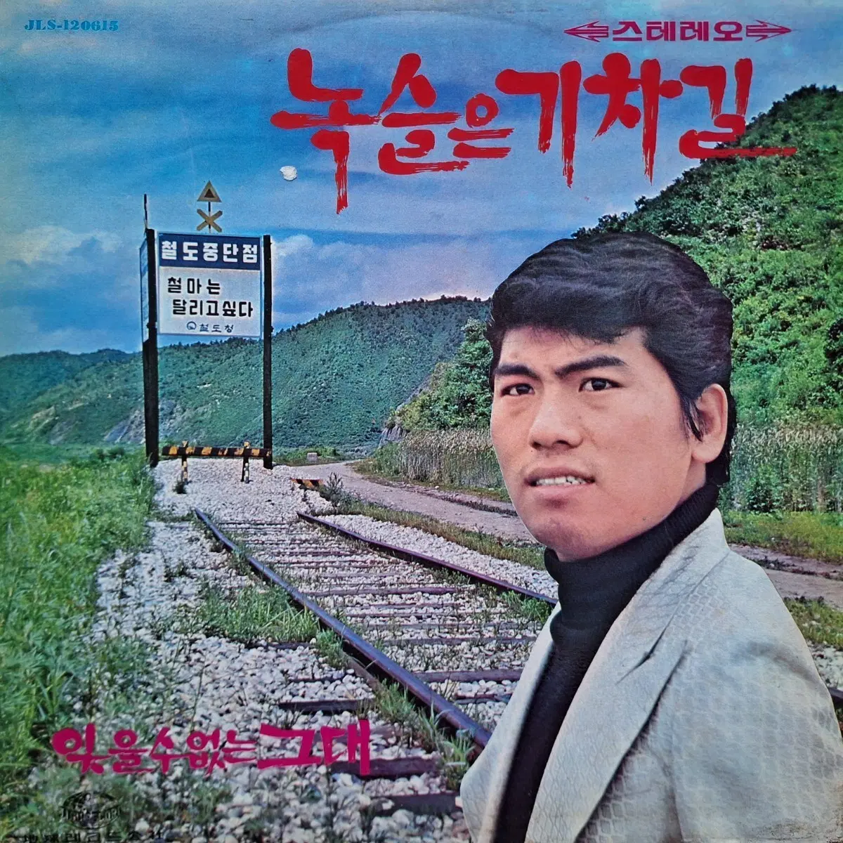 나훈아 - 녹슬은 기차길/잊을 수 없는 그대 LP