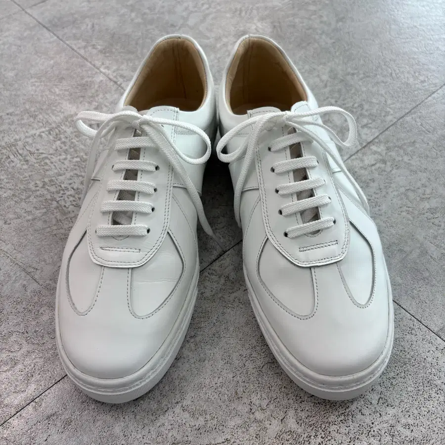 [265] 피렌체아뜨리에 2285 [CREAM WHITE] 독일군 스니커즈