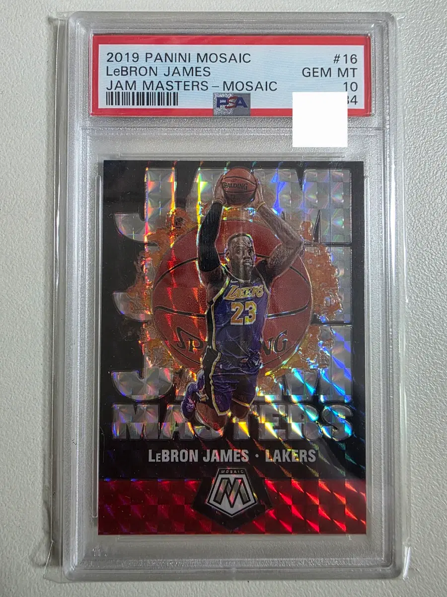 2019-20 nba 르브론 제임스 모자익 psa 10 la레이커스