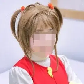 카드캡터 체리 사쿠라용 코스프레 가발