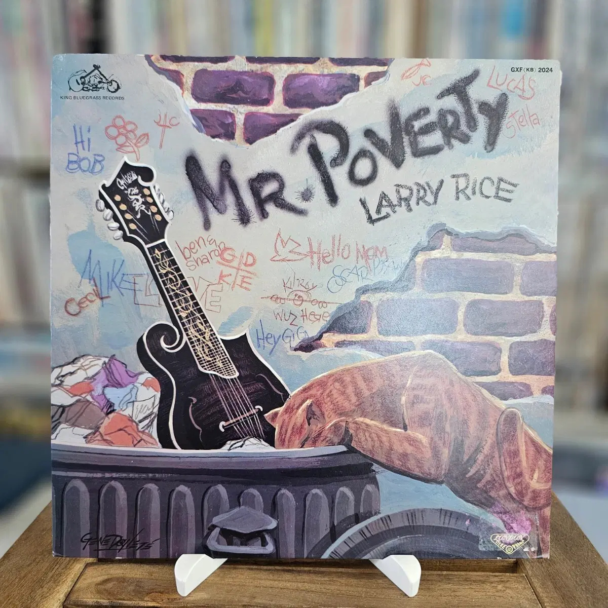 (미국 블루그래스 만돌린 연주자, 래리 라이스, 솔로 데뷔 1집) Larry Rice - Mr. Poverty LP