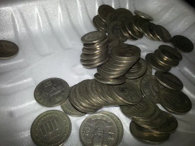 100원 동전 1978년 중고 30개