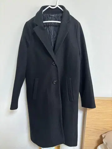 Newlyme 체스터 코트 블랙