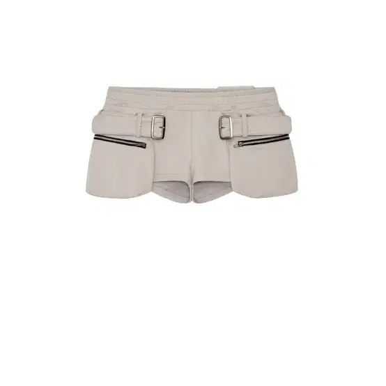 카시코 kashiko Belted Pocket Shorts Gray