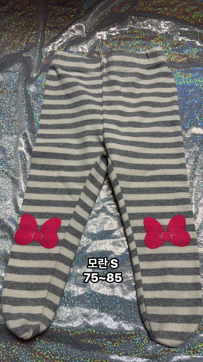 아기옷)모란 레깅스 75~85