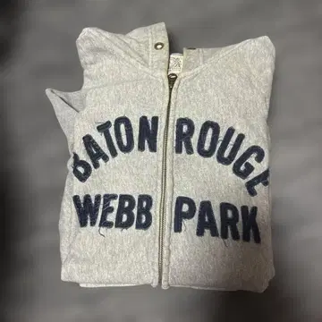 BATON ROUGE WEBB PARK 지퍼 후드티 그레이