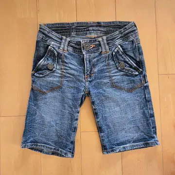 데님 숏팬츠 하프 팬츠