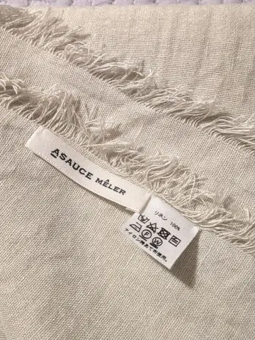 [ ASAUCE MELER ] 아소스 메레의 린넨 프린지 스톨