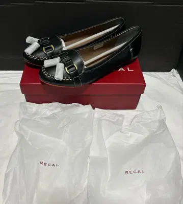 새상품 REGAL 리갈 태슬 로퍼 펌프스 데크 슈즈 블랙 25cm